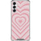 Pink Heart Pattern Galaxy A14 5G Clear Case