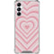 Pink Heart Pattern Galaxy A15 5G Clear Case
