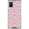 Pink Heart Pattern Galaxy A51 5G Clear Case