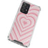 Pink Heart Pattern Galaxy A52 5G Clear Case