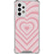 Pink Heart Pattern Galaxy A53 5G Clear Case