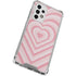 Pink Heart Pattern Galaxy A53 5G Clear Case