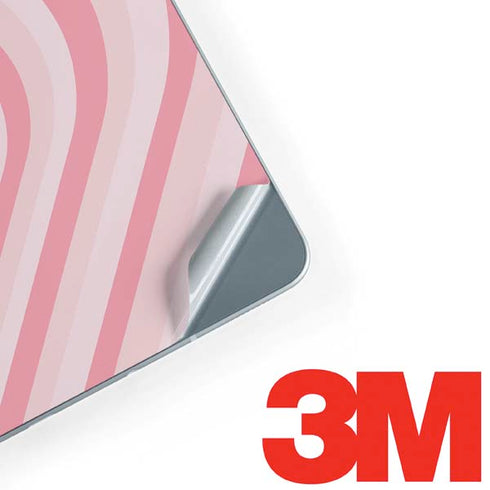 Pink Heart Pattern Galaxy Book 12in Skin