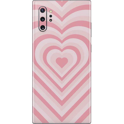 Pink Heart Pattern Galaxy Note 10 Plus Skin
