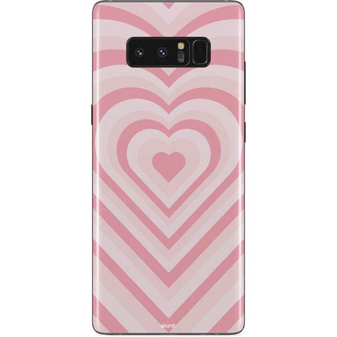Pink Heart Pattern Galaxy Note 8 Skin