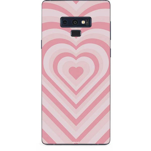 Pink Heart Pattern Galaxy Note 9 Skin