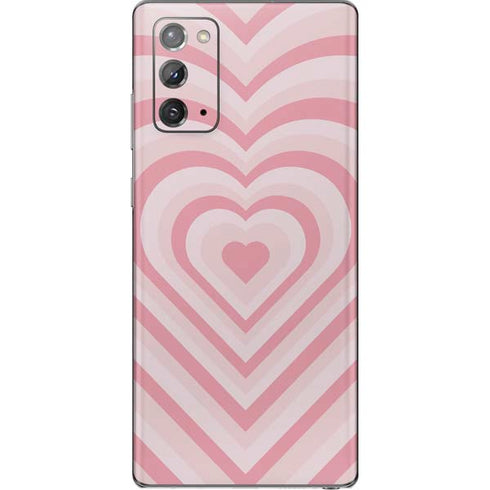 Pink Heart Pattern Galaxy Note20 5G Skin