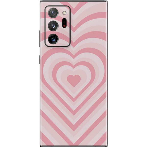 Pink Heart Pattern Galaxy Note20 Ultra 5G Skin