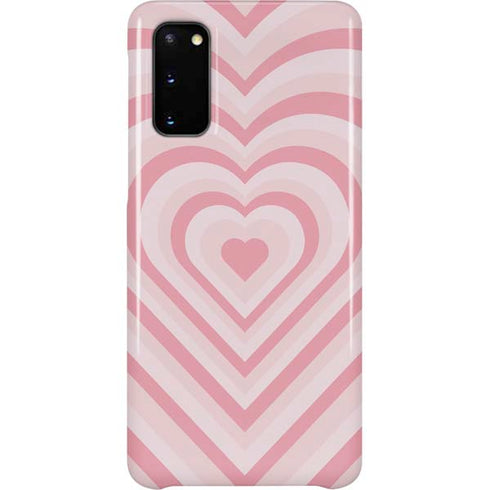 Pink Heart Pattern Galaxy S20 Lite Case