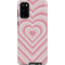 Pink Heart Pattern Galaxy S20 Pro Case