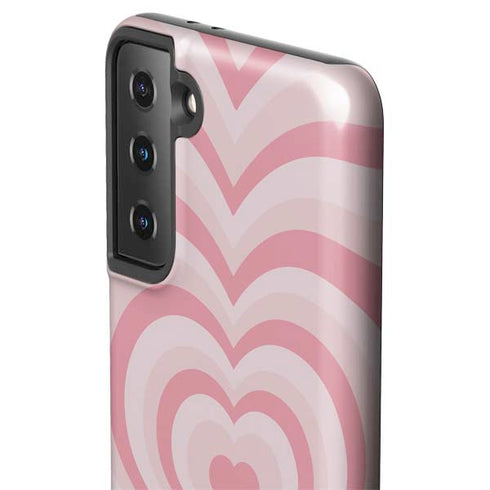 Pink Heart Pattern Galaxy S21 Plus 5G Pro Case