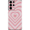 Pink Heart Pattern Galaxy S21 Ultra 5G Skin