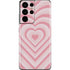 Pink Heart Pattern Galaxy S21 Ultra 5G Skin