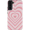 Pink Heart Pattern Galaxy S22 Plus Pro Case