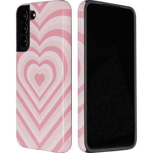 Pink Heart Pattern Galaxy S22 Plus Pro Case