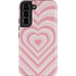Pink Heart Pattern Galaxy S22 Pro Case