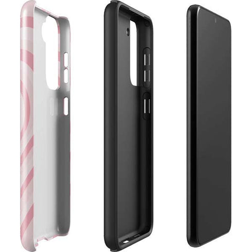 Pink Heart Pattern Galaxy S22 Pro Case