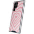 Pink Heart Pattern Galaxy S22 Ultra Clear Case