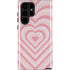 Pink Heart Pattern Galaxy S22 Ultra Pro Case