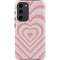Pink Heart Pattern Galaxy S23 Plus Pro Case