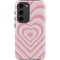 Pink Heart Pattern Galaxy S23 Pro Case
