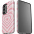 Pink Heart Pattern Galaxy S23 Pro Case