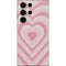 Pink Heart Pattern Galaxy S23 Ultra Skin
