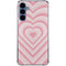 Pink Heart Pattern Galaxy S24 Clear Case
