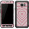 Pink Heart Pattern Galaxy S7 Active Skin