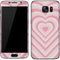 Pink Heart Pattern Galaxy S7 Skin