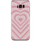Pink Heart Pattern Galaxy S8 Plus Skin