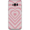 Pink Heart Pattern Galaxy S8 Skin