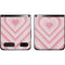 Pink Heart Pattern Galaxy Z Flip Skin