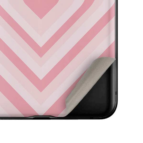 Pink Heart Pattern Galaxy Z Flip Skin