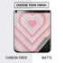 Pink Heart Pattern Galaxy Z Flip Skin