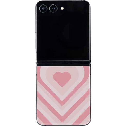 Pink Heart Pattern Galaxy Z Flip5 5G Skin