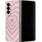 Pink Heart Pattern Galaxy Z Fold4 5G Skin