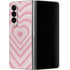 Pink Heart Pattern Galaxy Z Fold4 5G Skin