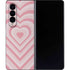 Pink Heart Pattern Galaxy Z Fold4 5G Skin