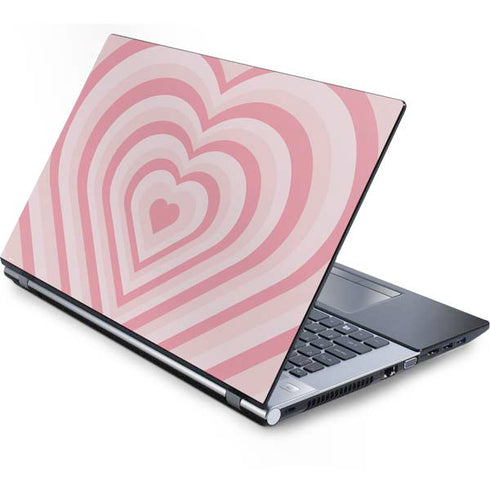 Pink Heart Pattern Generic Laptop Skin
