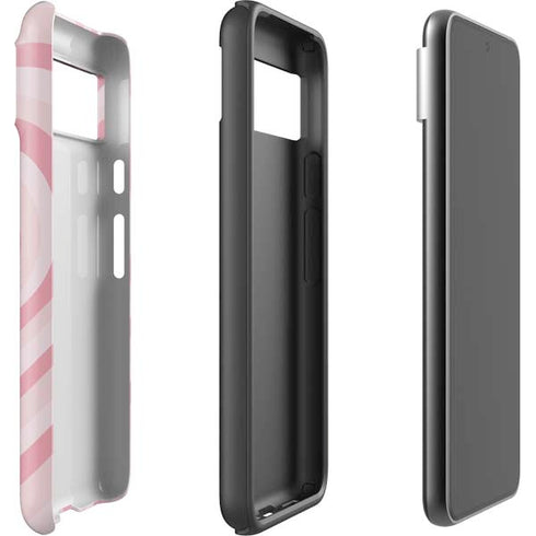 Pink Heart Pattern Google Pixel 8 Pro Impact Case