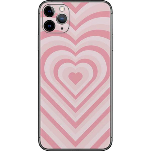 Pink Heart Pattern iPhone 11 Pro Max Skin