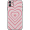 Pink Heart Pattern iPhone 11 Skin