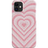 Pink Heart Pattern iPhone 12 Mini Lite Case