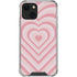 Pink Heart Pattern iPhone 13 Clear Case
