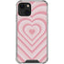 Pink Heart Pattern iPhone 14 Plus Clear Case