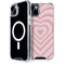 Pink Heart Pattern iPhone 15 Plus MagSafe Case