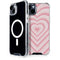 Pink Heart Pattern iPhone 14 Plus MagSafe Case
