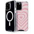 Pink Heart Pattern iPhone 15 Pro Max MagSafe Case