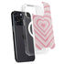 Pink Heart Pattern iPhone 15 Pro Max MagSafe Case